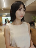 スク(SUKU)&nbsp;ストレートボブ×グレージュ
