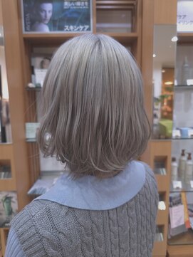 プランタンアヴェダ(printemps AVEDA) 透け感まとうシアーベージュボブ