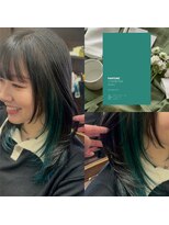 ヘアーアンドエステ サニープレイス(Hair&Esthe Sunny Place)&nbsp;韓国レイヤー×グリーンインナー