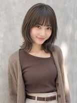 ソルナ 仁川(SOLUNA)&nbsp;暗めオリーブベージュレイヤーボブ