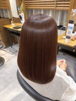 ヘアリゾート粋 トゥジュ 池袋東口店(tujuh) 髪質改善/マロンブラウン/ミディアムヘア