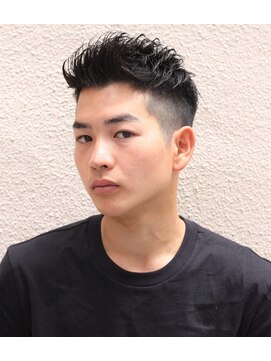 クオンヒール(QUON HEAL) 刈り上げニュアンスパーマフェザーパーマサーフカール