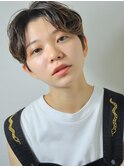 前髪×ショート