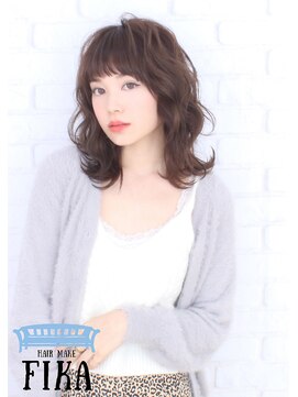 ヘアーメイクフィーカ(FIKA) 【FIKA　津田沼】/ウルフカット/レイヤーカット/黒髪/小顔/大人