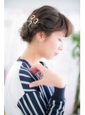 こなれアレンジ◎ルーズアップ抜け感まとめ髪style c1