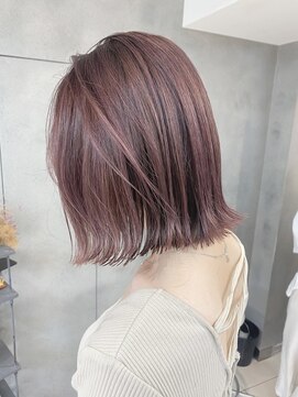 ヴェイン 渋谷(vain) 【vain#I】暖色ハイライトカラー+ツヤボブ