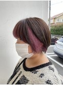 ラベンダーピンクインナーカラー