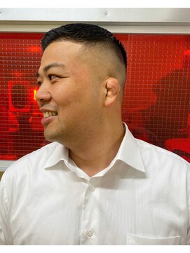 メリケンバーバーショップ トーキョー(MERICAN BARBERSHOP TYO) MEN'SHAIR束感ショート波巻きマッシュパーマハイライト13