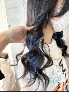 ジュジュル 稲毛本店(jujur) インナーカラー