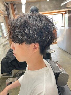ロンドガルマン 名古屋(Lond GULLMAN) SEIYA指名　無造作スパイラルメンズパーマ