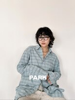 パーク(PARK)&nbsp;マッシュウルフレイヤーウルフマッシュショートボブパーマボブ