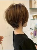 大人綺麗ショートボブ 古賀ショート