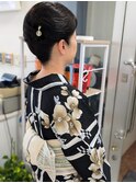 大人浴衣ヘアアレンジ