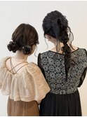 結婚式参列 二次会ヘアセット
