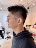 刈り上げスパイキーショート