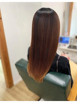 ヘアアトリエ ナイン 岡部店(hair atelier nine) メルティーカラー/似合わせカット/ウェーブミディアム/福島市