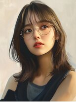 レヴ 草加店(LEV.)&nbsp;こなれミディ イメチェン ウェーブパーマアッシュカラー