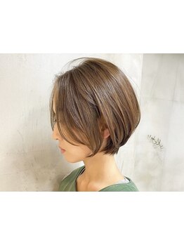 《パサつき・うねりに悩む大人女性へ》髪年齢を巻き戻す艶髪トリートメントカラーが人気◎[国分寺駅/ボブ]