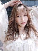 美髪顔周りレイヤーロング_38562