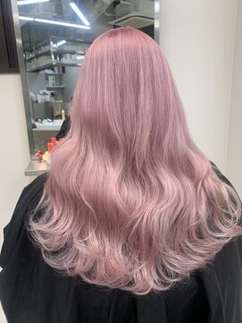 オニキス(ONYX) ニュアンスカラーホワイトピンク韓国へアミルクティーピンク