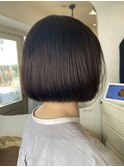 首元すっきり内巻きミニボブナチュラル小顔ボブ梅ヶ丘世田谷