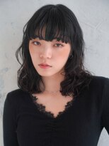 ニューヨークニューヨークマザーズ(NYNY Mothers)&nbsp;黒髪ウェーブ/ワイドバング/ミディアム/ボブレイヤー