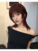 ワンカラーでジューシーレッド