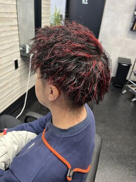 ミスタープラット(Mr.PLAT) パーマ×メッシュ