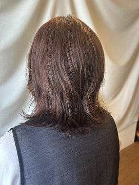 ココカラヘアー ニコ(cococara hair nico) ピンクブラウン/ミディアムボブ/フェイスレイヤー