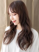 モッズヘア 上尾西口店(mod's hair)&nbsp;ココアブラウン大人巻きウェーブパーマ美髪ロングY上尾20代30代
