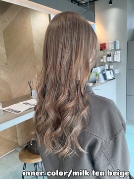 エイト 沖縄豊崎店(EIGHT toyosaki) 【EIGHT 豊崎】お客様スタイル_ミルクティーベージュ