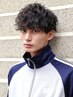 メンズカット+波巻きパーマ￥17050(渋谷/メンズカット/メンズパーマ/眉カット)