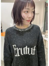 エダメ(EDAME)&nbsp;【小顔・顔まわり】/ニュアンスボブ/軽めボブ