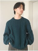 センターパート/シャドウパーマ/池袋メンズカット