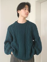 アコロン(acoron.)&nbsp;センターパート/シャドウパーマ/池袋メンズカット