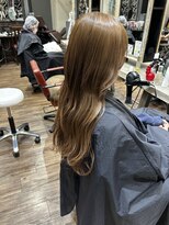 シュープ アニュー ラスパ太田川店(SHOOP anyu) 艶×ベージュカラー