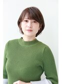 丸みショートボブ