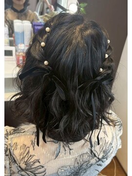 ジェミータ 横浜 ふわふわハーフツイン【横浜/ヘアセット/着付け】