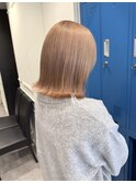 ミルクティーベージュ &nbsp;ケアブリーチ カラー