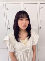 ヌーヴェル(nouvelle)&nbsp;ラベンダーカラー×顔まわりレイヤー