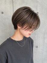 ゲイン(Gain)&nbsp;ショートカット×白髪ぼかし、ハイライト×縮毛矯正×髪質改善