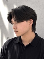 オグジュアリー 表参道(aux.)&nbsp;毛流れパーマで作る黒髪センターパート