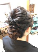 ロング大人アップアレンジ【ヘアセット　立川/立川南/袴/袴】