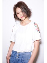 ヌーム 塚本店(NOOM)&nbsp;モーブカラーで創るハネ感のあるショートボブ　イメチェン応援