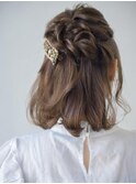【THREEbyKEEP尾山台、関谷】編み込みアレンジ