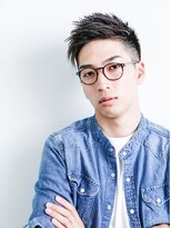 メリケンバーバーショップ コウベ(MERICAN BARBERSHOP KOBE)&nbsp;ワイルドアップバングビジネスソフトツーブロック#m