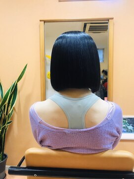 ヘアーフェイスカラーバー(hair face COLORBAR) 天然ミネラルストレート