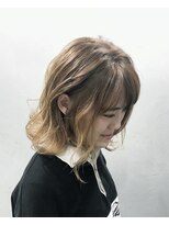 ヘアーワークス ヘルム 渋谷店(HAIR WORKS HELM)&nbsp;ミルクティー ベージュカラー