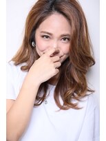 オレンジ 十三店(ORANGE)&nbsp;#外国人風カラー　#西海岸風　#レイヤーカット