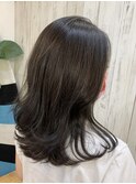 6トーン くすみアッシュグレー